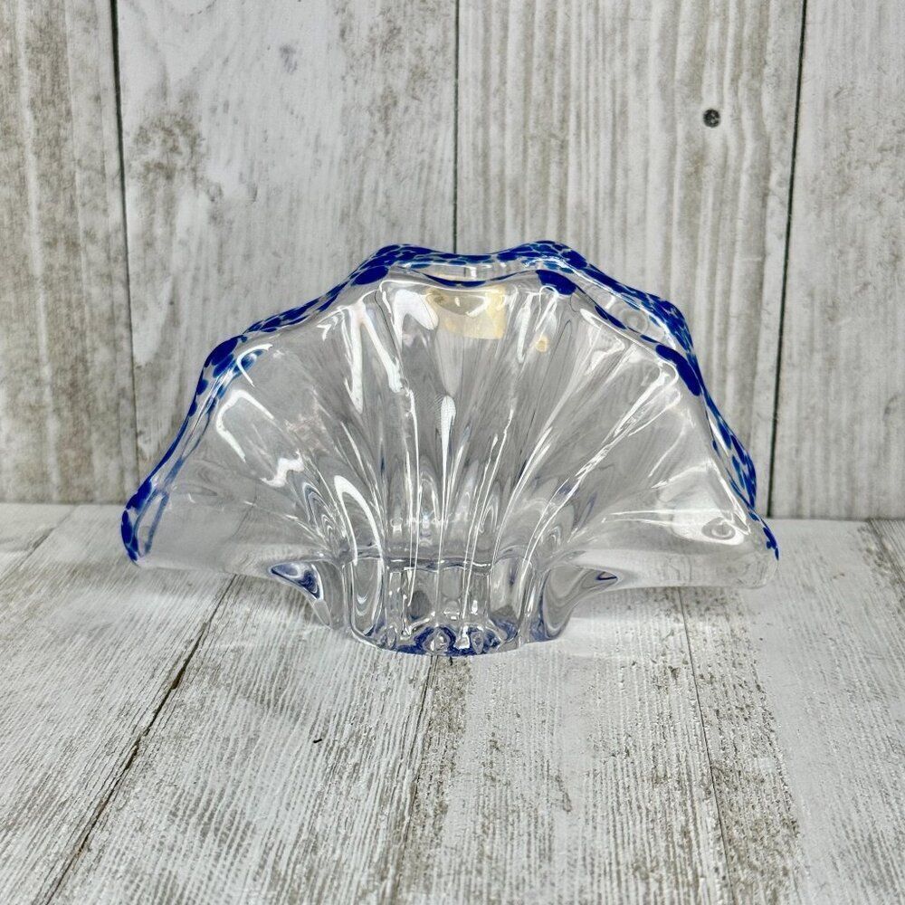 Vintage Violetta Hand Cut 24% Lead Crystal Napkin Holder Letter Holder Poland - Picture 4 of 6